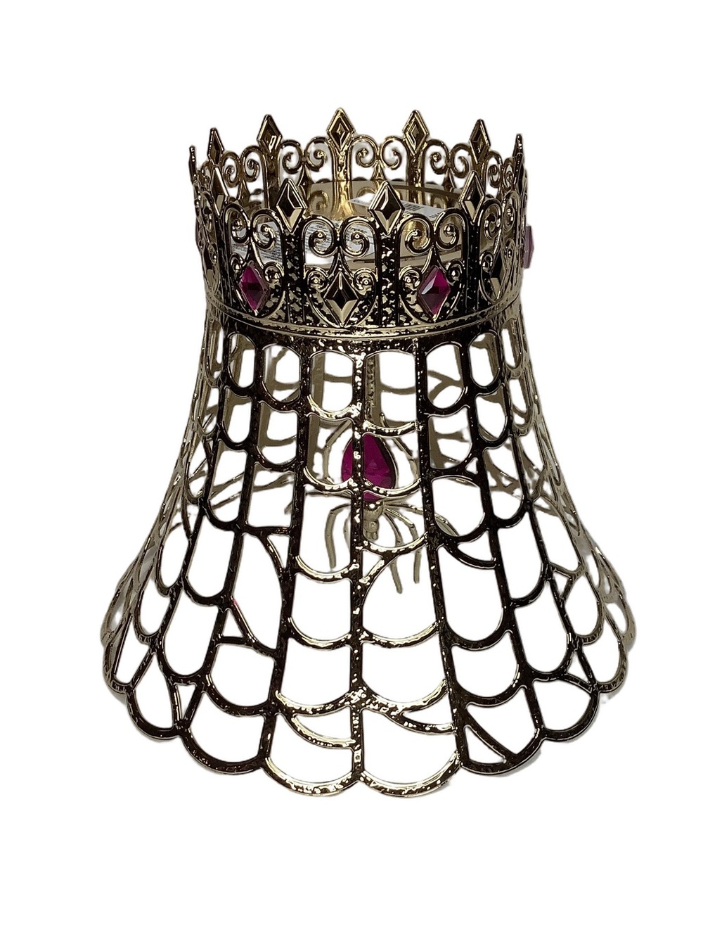 Bath & Body Works Halloween Spider Web Jeweled Candle Holder New - Picture 2 of 4